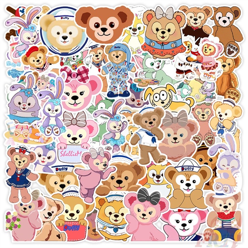 D.uffy & S.tellaLou - Series 03 Bear Cartoon สติ๊กเกอร์ 40Pcs/Set DIY Fashion Luggage Laptop Skateboard Decals Doodle สติ๊กเกอร์