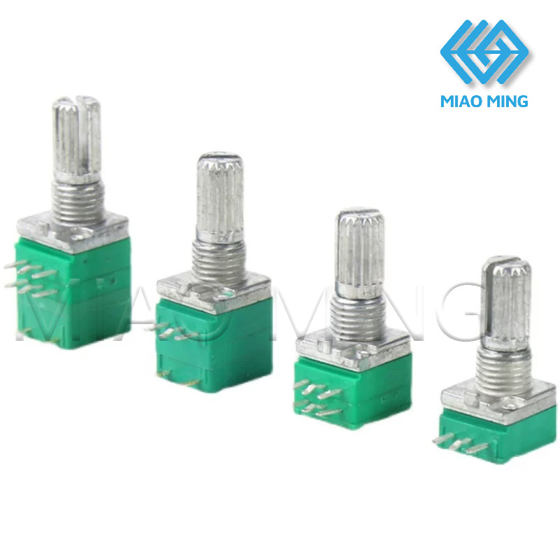 2PCS 1PC RV097 Volume Potentiometer 3/5/6/8Pin B5K B10K B20K B50K B100K Variable Resistor พร้อมสวิตช