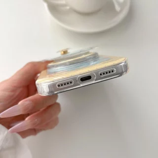 ปลอกปกแข็งเข้ากันได้กับ iPhone 15 15Pro 15ProMax 16 16Pro 16ProMax 17 17Pro 17ProMax เคสแม่เหล็กลายสุนัขน่ารัก