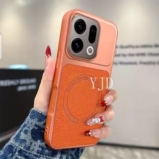 YJD สําหรับ OPPO ค้นหา X9S X9 Pro TPU รูปแบบผิวธรรมดาแม่เหล็กดึงดูด Anti-Drop เคสโทรศัพท์