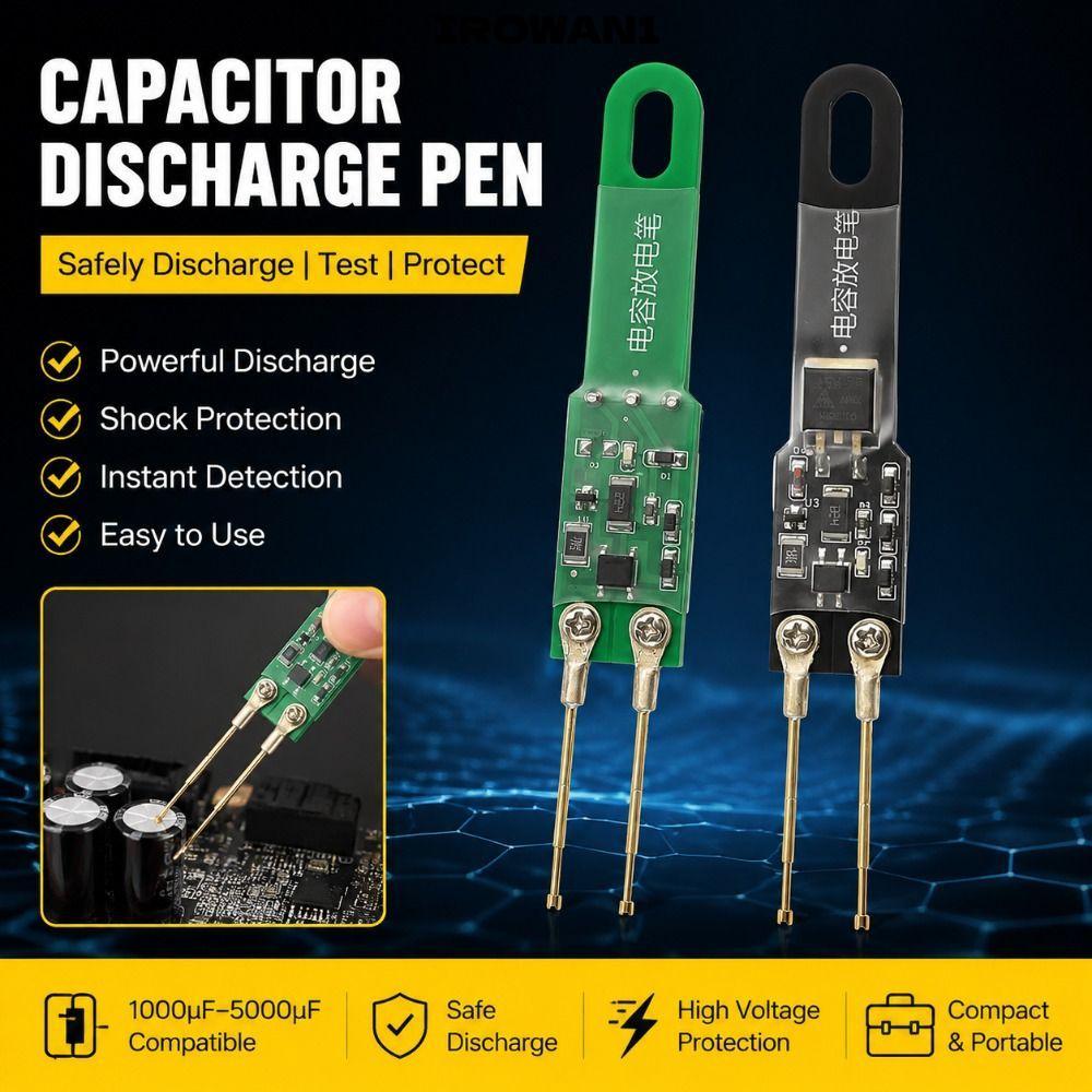IRWAN1 ปากกาปล่อยตัวเก็บประจุ, อุณหภูมิคงที่ Non Polar Discharge เครื่องมือ, แบบพกพา AC DC 1000μF 5000μF สวิทช์ทดสอบซ่อมเครื่องมือทดสอบการประชุมเชิงปฏิบัติการไฟฟ้า