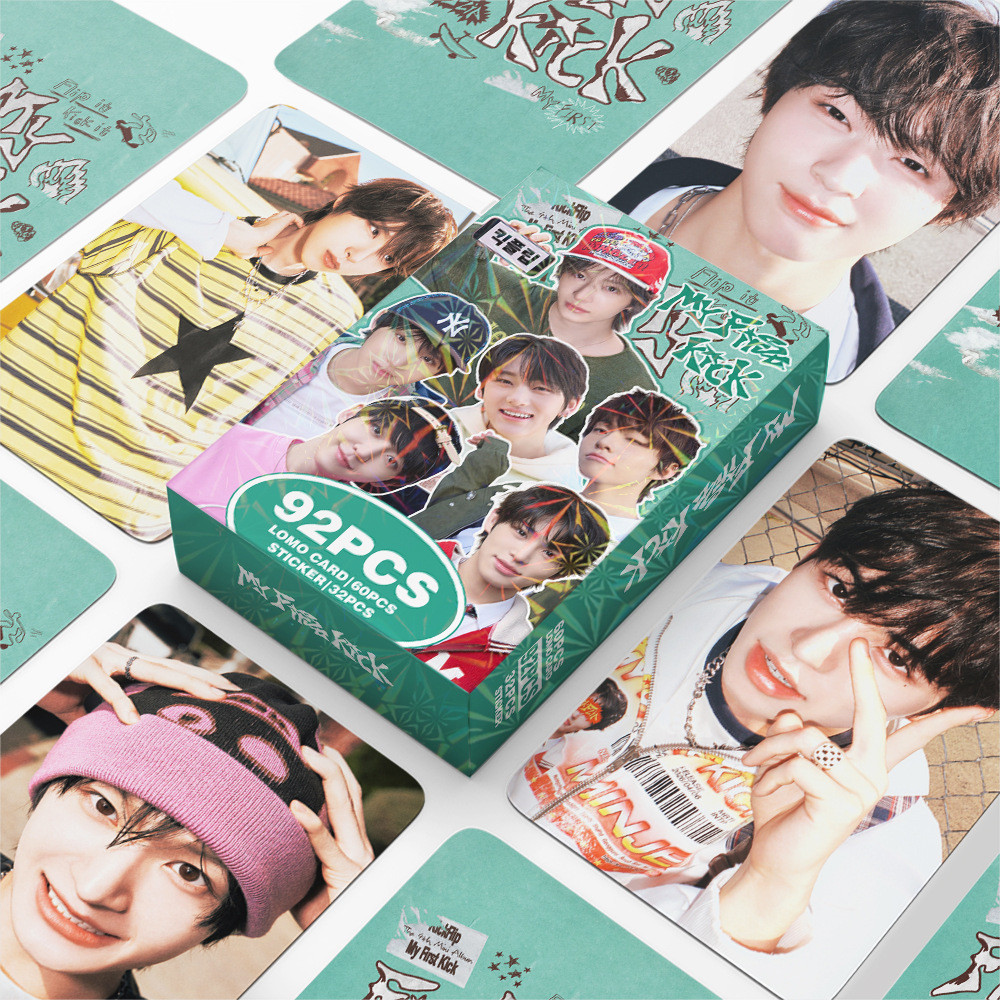 KickFlip Album My First Kick Lomo Card Photocard โปสการ์ด 60 ชิ้นการ์ด + สติกเกอร์ 32 ชิ้น
