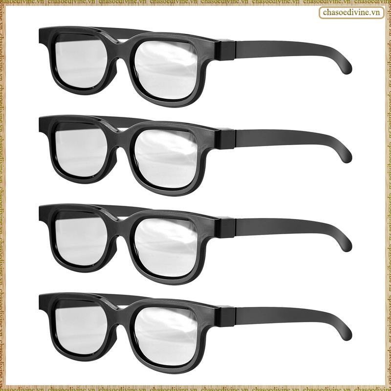 [KOG X] แว่นตา 3D โพลาไรซ์ 4 ชิ้นสําหรับหน้าจอ Cinema IMIX