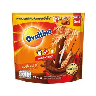 โอวัลติน 3อิน1 ผงมอลต์ช็อกโกแลต Ovaltine 3in1 Choc Malt 30g. Pack17