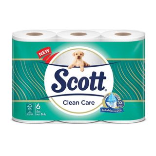 สก๊อตต์ คลีนแคร์ กระดาษชำระหนา3ชั้น Scott Toilet Tissue 3Ply 6Pcs.