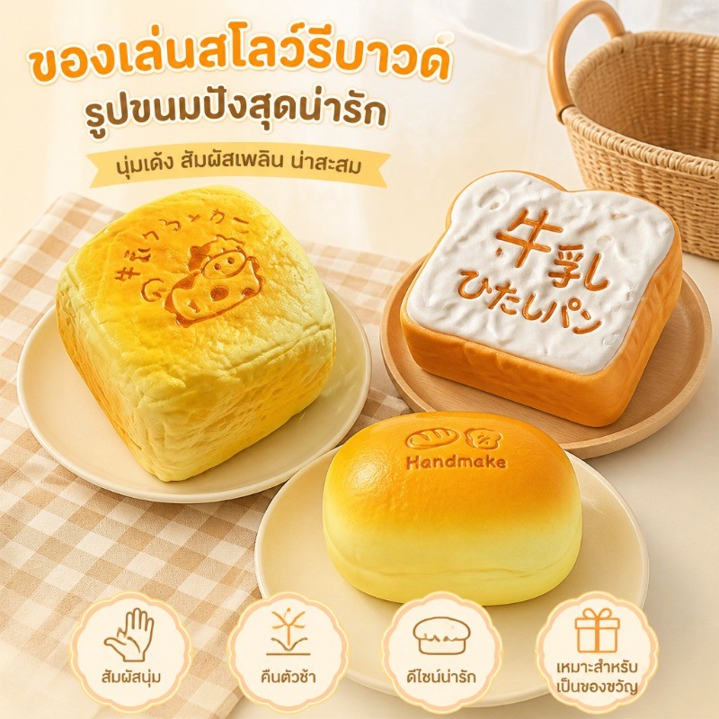 COD Squishy เบอร์เกอร์ หนึบหนับ คืนตัวช้า ของเล่นคลายเครียด ระบายเครียดได้ดี ยืดหยุ่นช้า นุ่มหอม