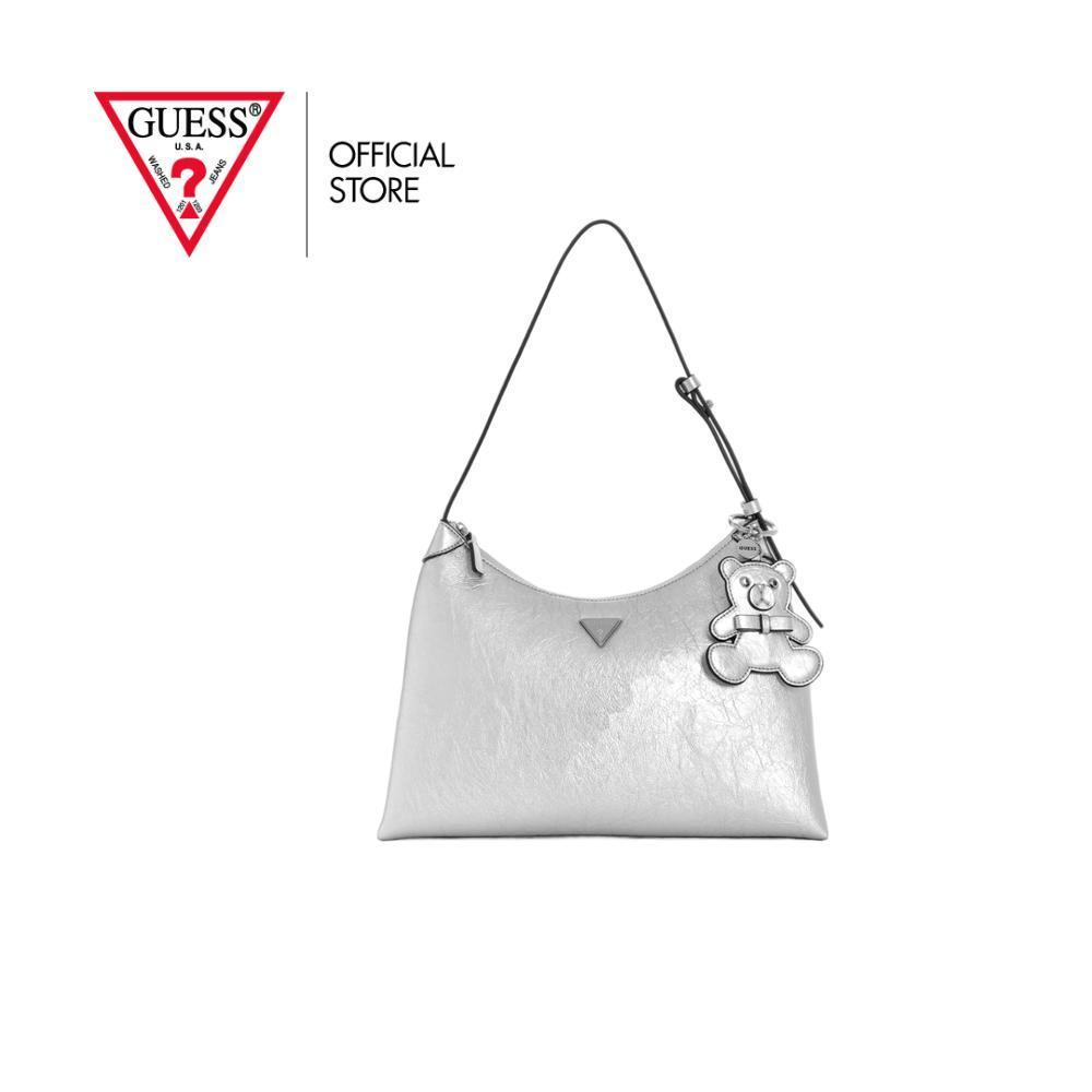 GUESS กระเป๋า รุ่น TY993001 KASSIE HOBO สีเงิน