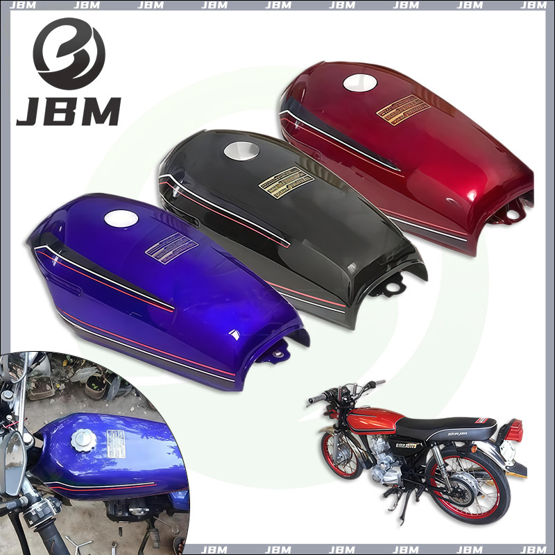 JBM ถังน้ำมันมอเตอร์ไซค์ ZE184 สำหรับ RUSI/CG125/TMX155/TMX125/TC125-150 วัสดุทนทาน COD