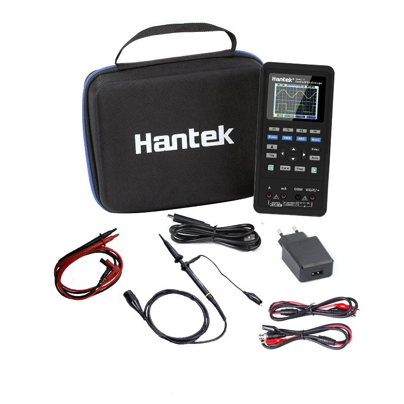 ที่เชื่อถือได้ Hantek Handheld Digital Oscilloscope Multimeter Hantek2c72 คุณภาพสูง 2 ช่อง 70 Mhz Ba