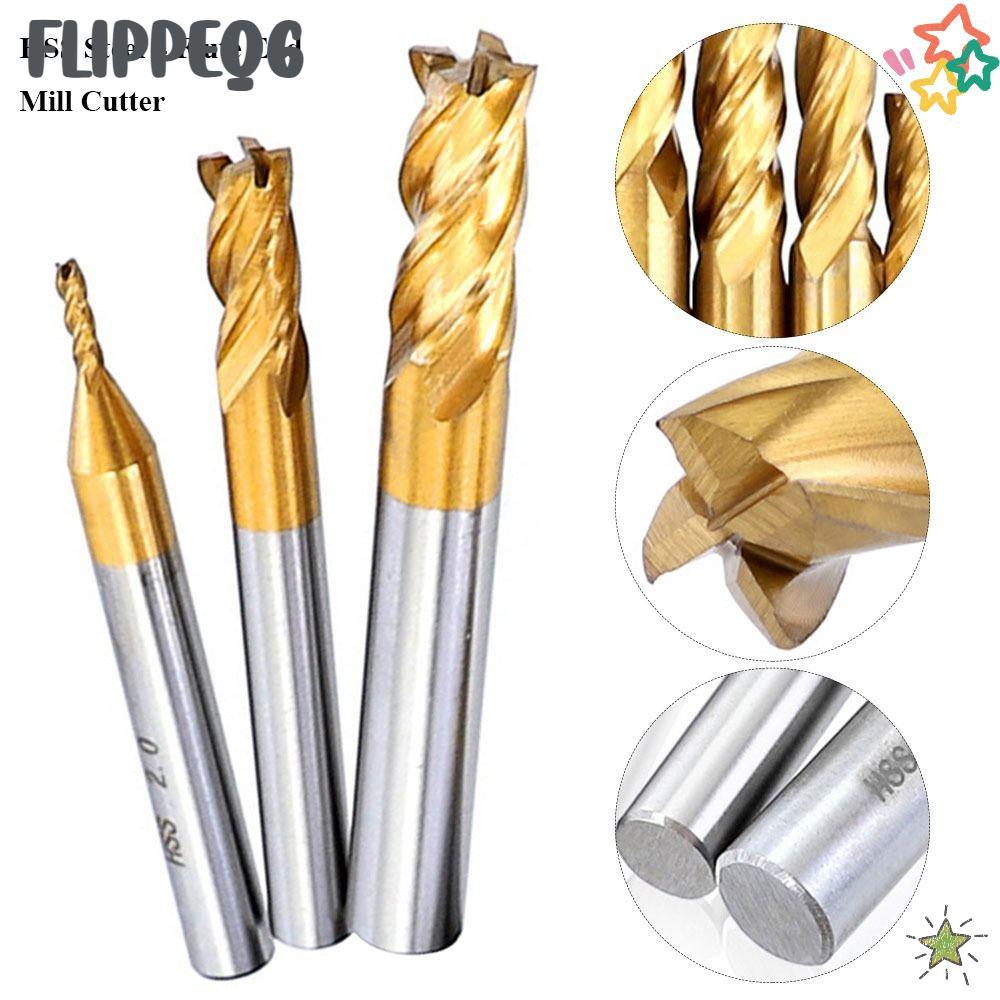 FLIPPEQ6 CNC Straight Shank ขายร้อนเครื่องมือตัดไม้ 1.5mm-9mm|เครื่องมือ ดอกสว่านเจาะงานไม้