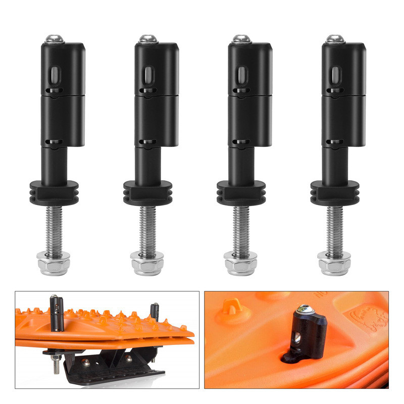 ชุดเล็บขาติดตั้งความปลอดภัยป้องกันการโจรกรรมล็อคเหมาะสําหรับ MaxTrax MKII Rescue/Recovery Traction B