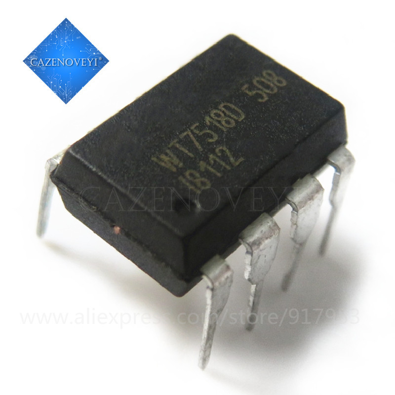 ชิป 5 ชิ้น WT7518D WT7518 DIP-8