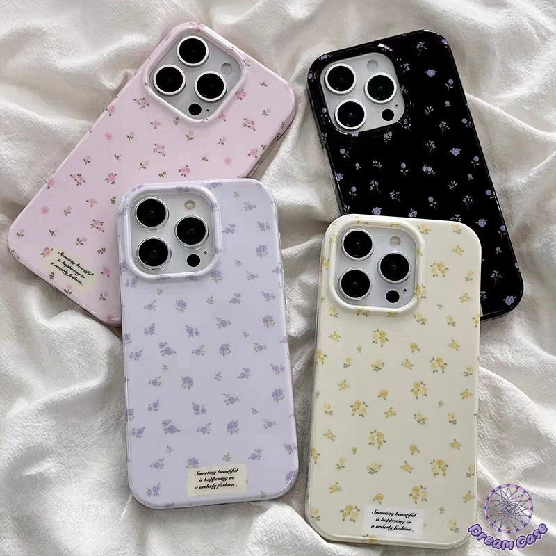 ความรักน่ารักดอกไม้เล็ก ๆ น้อย ๆ นุ่ม เคส OPPO Reno 15 14 13 11 12 F19 9 Pro 8T 12F 11F 14F 15F 13F 10 9 5 12 5F A94 A94
