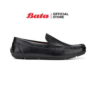 Bata บาจา รองเท้ามอคคาซีน แบบสวม ลำลอง สำหรับผู้ชาย รุ่น BANGKOK สีดำ รหัส 8316217