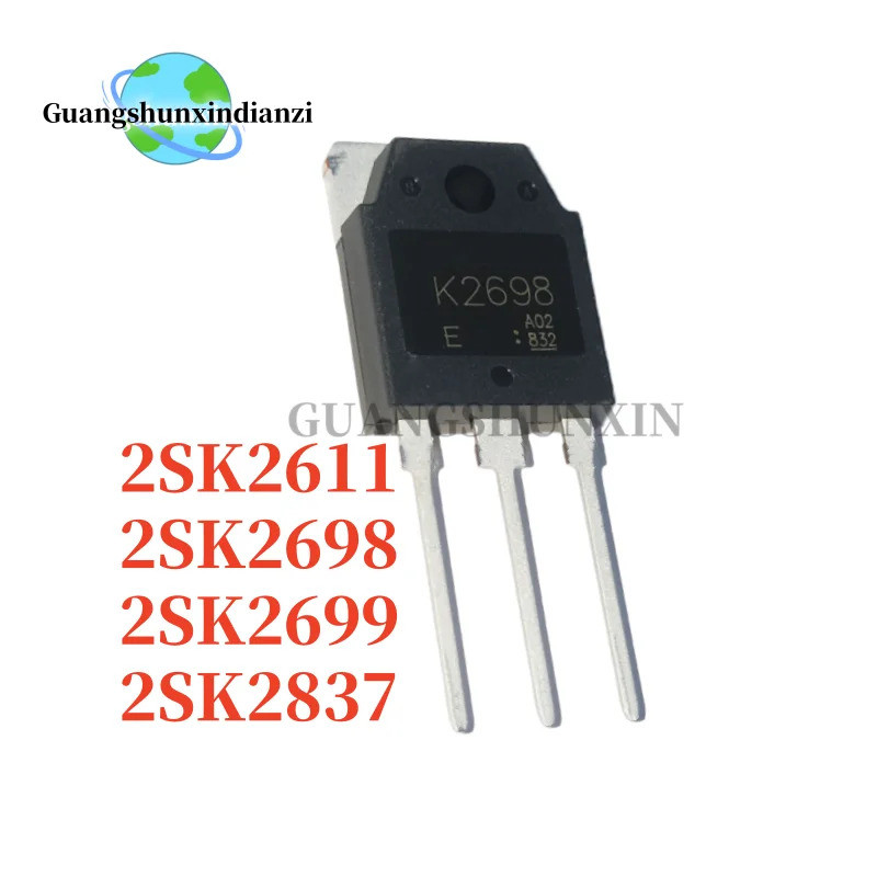 5 ชิ้น K2611 K2698 K2699 K2837 2SK2611 2SK2698 2SK2699 2SK2837 TO-3P Field Effect ทรานซิสเตอร์