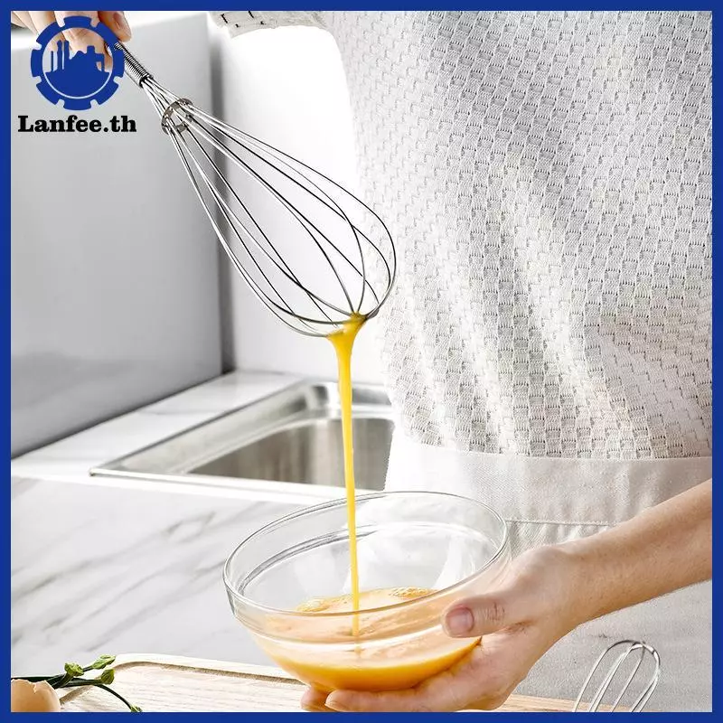 NFE ตะกร้อมือสแตนเลสขนาดเล็ก Mini Spring Whisk thumbnail 3