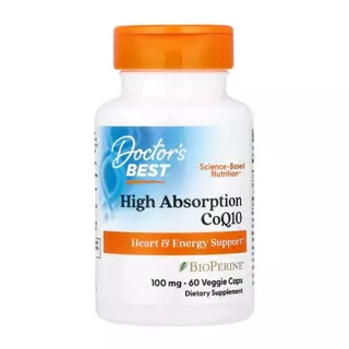 [พร้อมจัดส่ง] Dr.Best CoQ-10 100 Mg 60/120 Cap โคเอ็นไซคิวเท็น BioPerine®