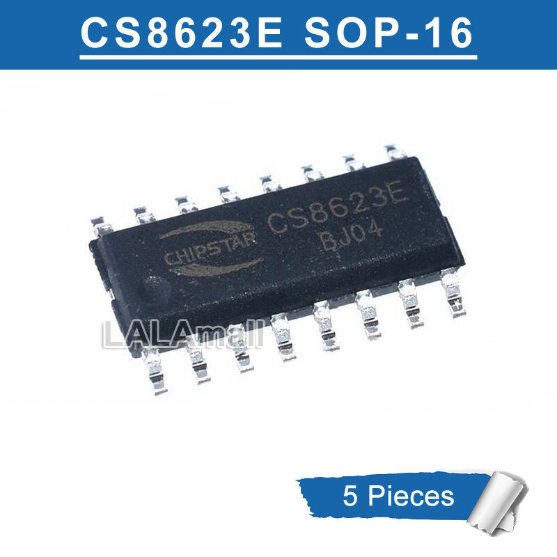5pcs CS8623E SOP16 CS8623 SOP-16 SOP SMD 25W Class D เครื่องขยายเสียง IC ใหม่