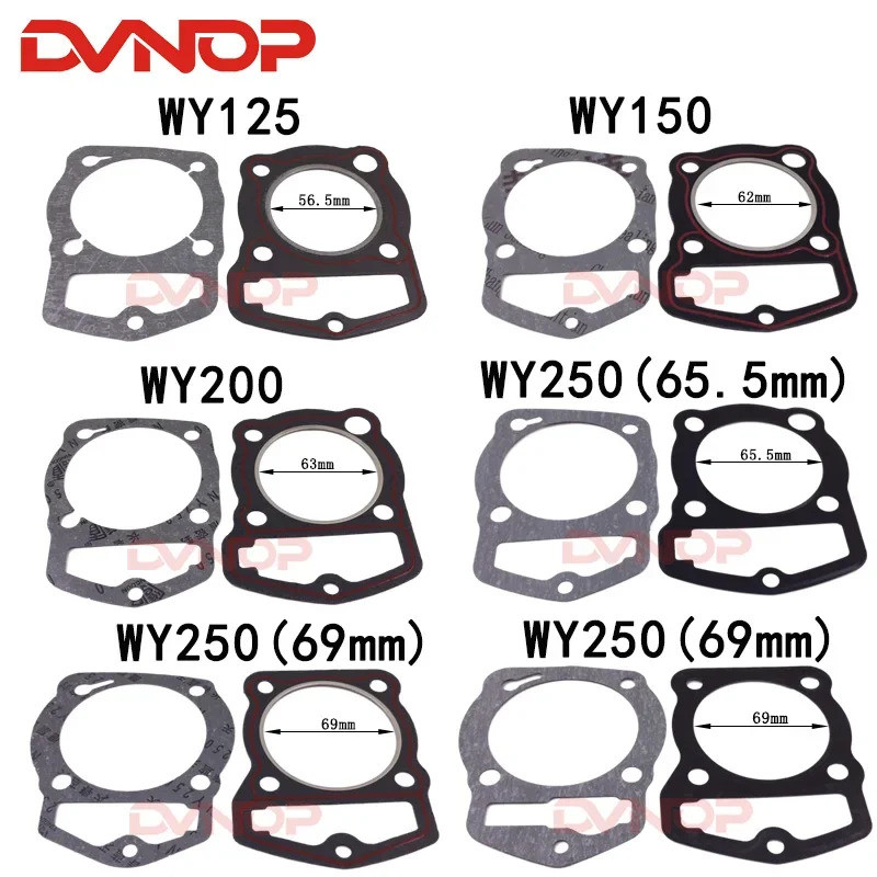ปะเก็นเหมาะสําหรับ WY125-A / C CB125 XL125 CRF230F CRF230 WY150 CB150 WY200 WY250 CB250 CBB250 ปะเก็