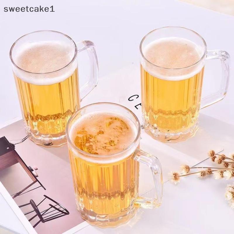 Sweetcake1 500ML Unbreakable แก้วอะคริลิคใสสําหรับเบียร์กาแฟน้ําผลไม้น้ําที่สมบูรณ์แบบสําหรับ Occasion TH
