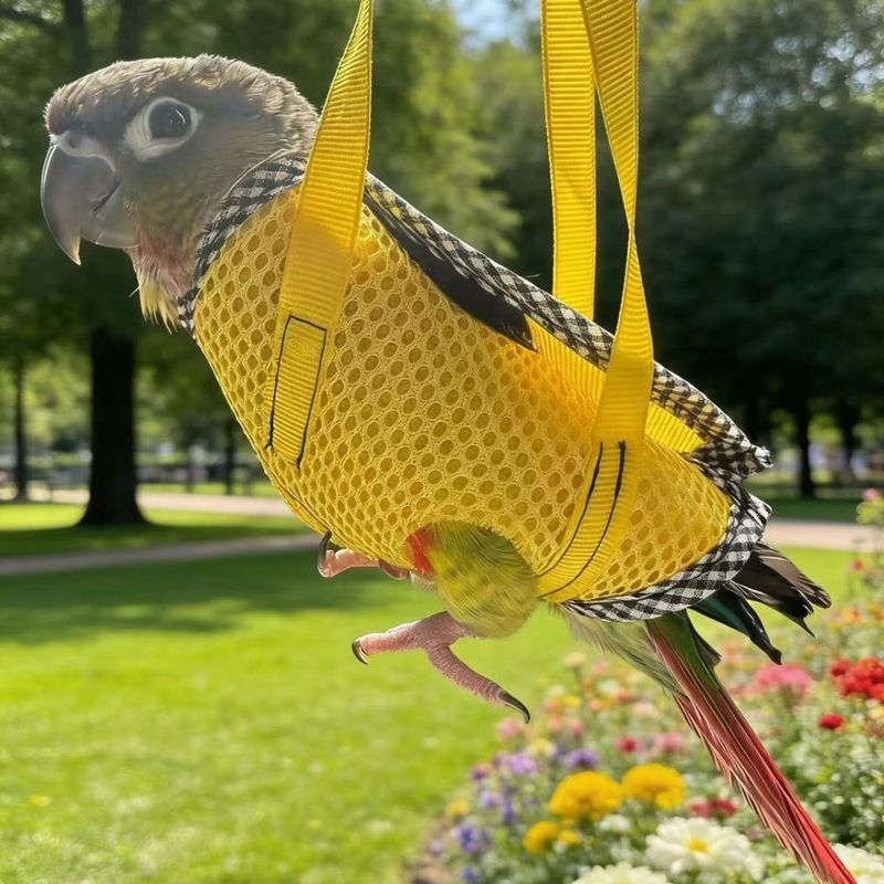 Parrot Tote Bag Bird Walking Handy Tool Parrot Outing Bagนกกระทา Handle Bag Bird Walking Bag Bird To