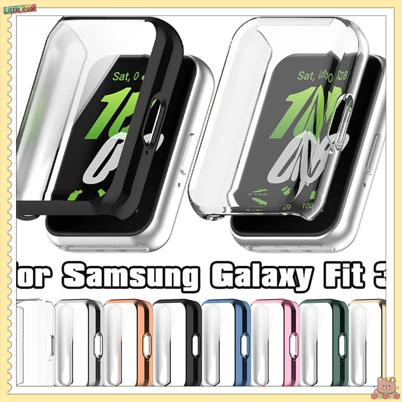 เคสกันชน TPU แบบนุ่มพร้อมตัวป้องกันหน้าจอ, เข้ากันได้กับ Samsung Galaxy Fit 3, Huawei Band 11