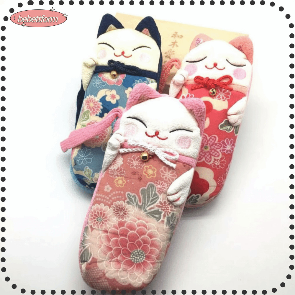 BEBETTKISS Spectacle Box Kids Cherry Glasses Bag Fortune Cat