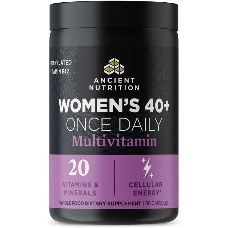 วิตามินรวมโภชนาการโบราณสําหรับผู้หญิง, Multi Womens 40+ Once Daily, Magnesium, Methylated Vitamin B,