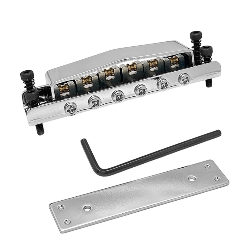 Yoo Professional Tune O Matic Bridge การปรับหลายปรับ Tune O Matic Bridge Professional กีตาร์ Accesso