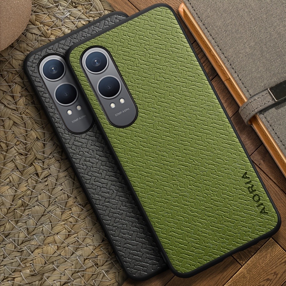 เคสโทรศัพท์ง่ายๆ มีเสน่ห์รูปแบบทอไม้ไผ่,ออกแบบสําหรับ Oneplus Nord CE4 Lite,CE 3 Lite,CE 2 Lite,CE 5