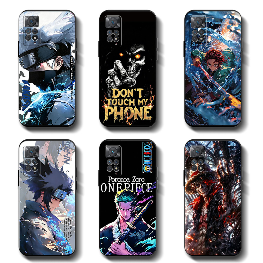 สีดํานุ่มสําหรับ Redmi Note 11 Pro 4g Redmi Note 11 Pro 5g Anti-Scratch กล้องป้องกันกรณี TPU กรณีเต็มรูปแบบยางซิลิโคนกันกระแทกฝาครอบโทรศัพท์