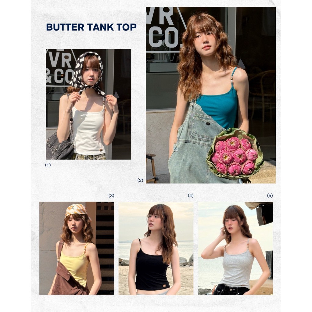 C.H.M Butter Tank Top (บัตเตอร์)