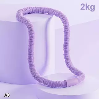 [JEP] ฮูลาฮูปสปริงนุ่ม 2.0กก.（Hulahoop 2kg）ฮูล่าฮูปผ้ากำมะหยี่ ไม่เจ็บ ไม่ช้ำเอว ไร้เสียง เผาผลาญไขมัน พับเก็บง่าย ยืดหย
