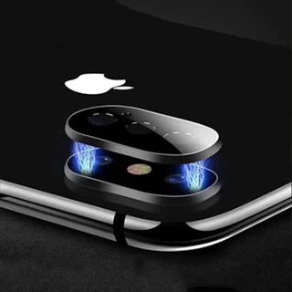 กระจกเลนส์กล้อง เหมาะสําหรับ iPhone Xs Max, Xs, XR, รวมทุกอย่าง, เคสป้องกันแหวนดึงโลหะ, กระจกกันรอยหน้าจอ, iPhone X, Xs, Xsmax เคสป้องกันเลนส์