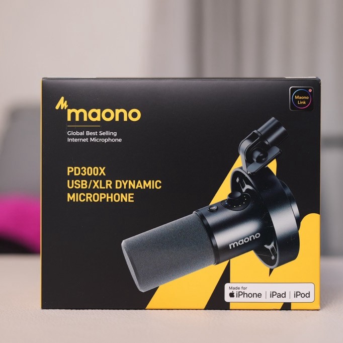 Maono PD300X Dynamic Microphone XLR/USB Dual Mode Podcast Microphone Professional Studio Recording M