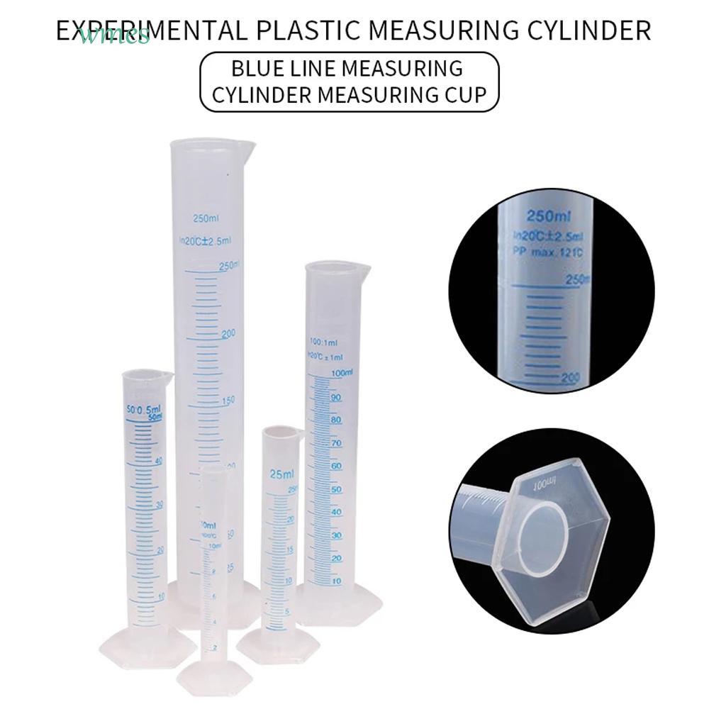 WMES1ZA สําเร็จการศึกษากระบอก Lab อุปกรณ์ห้องปฏิบัติการเครื่องมือโปร่งใสเคมีโรงเรียน Lab เครื่องมือก