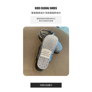 Local shipping รองเท้าแตะกลวงทอเด็กผู้หญิงเด็กวัยหัดเดิน | สายรัดข้อเท้าปิดนิ้วเท้าแมรี่เจนรองฤดูร้อนระบายอากาศรองชุดเด็ก