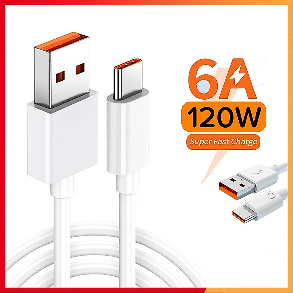 6A ชาร์จเร็วสุด 33W / 67W / 120W สายชาร์จ | โกดัง รับส่ง