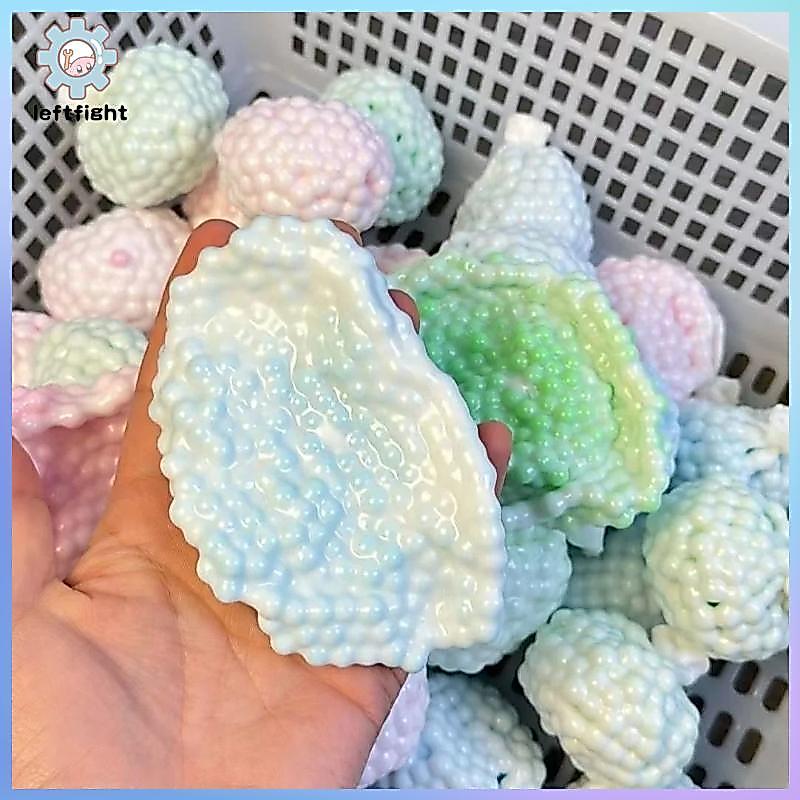 LEFT Soft Cloud Shape Squishy ของเล่นความเครียดบรรเทา Fidget Ball Sensory ของเล่นสําหรับ Office Home ผ่อนคลายเล่นสีสุ่ม GHT