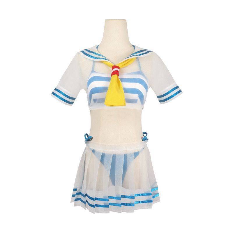 Otherworld Life REM Sailor Suit Swimsuit Cosplay Suit from Scratch hZ6z