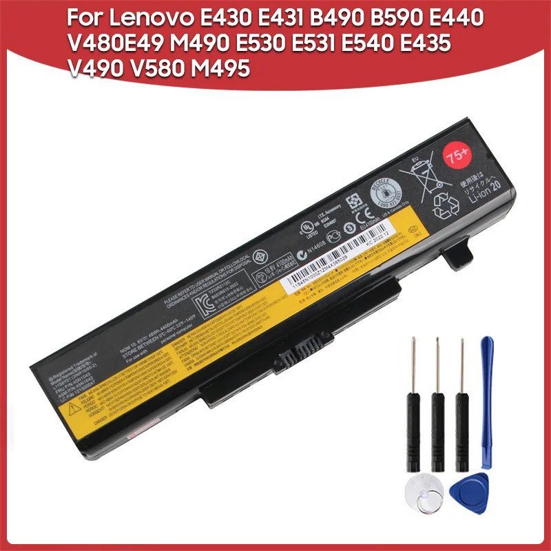 แบตเตอรี่สำรอง 6 เซลล์ สำหรับ V580 V480 E430 E431 B490 B590 E440 E49 M490 E530 E531 E540 E435