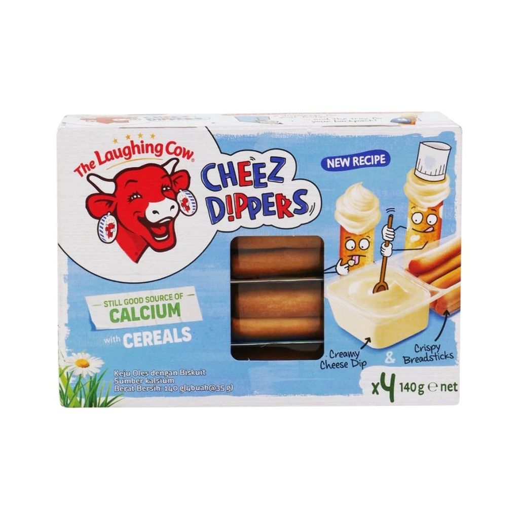 เดอะลาฟวิ่งคาว ชีสดิปเปอร์ The Laughing Cow Cheese Dipper 140g.