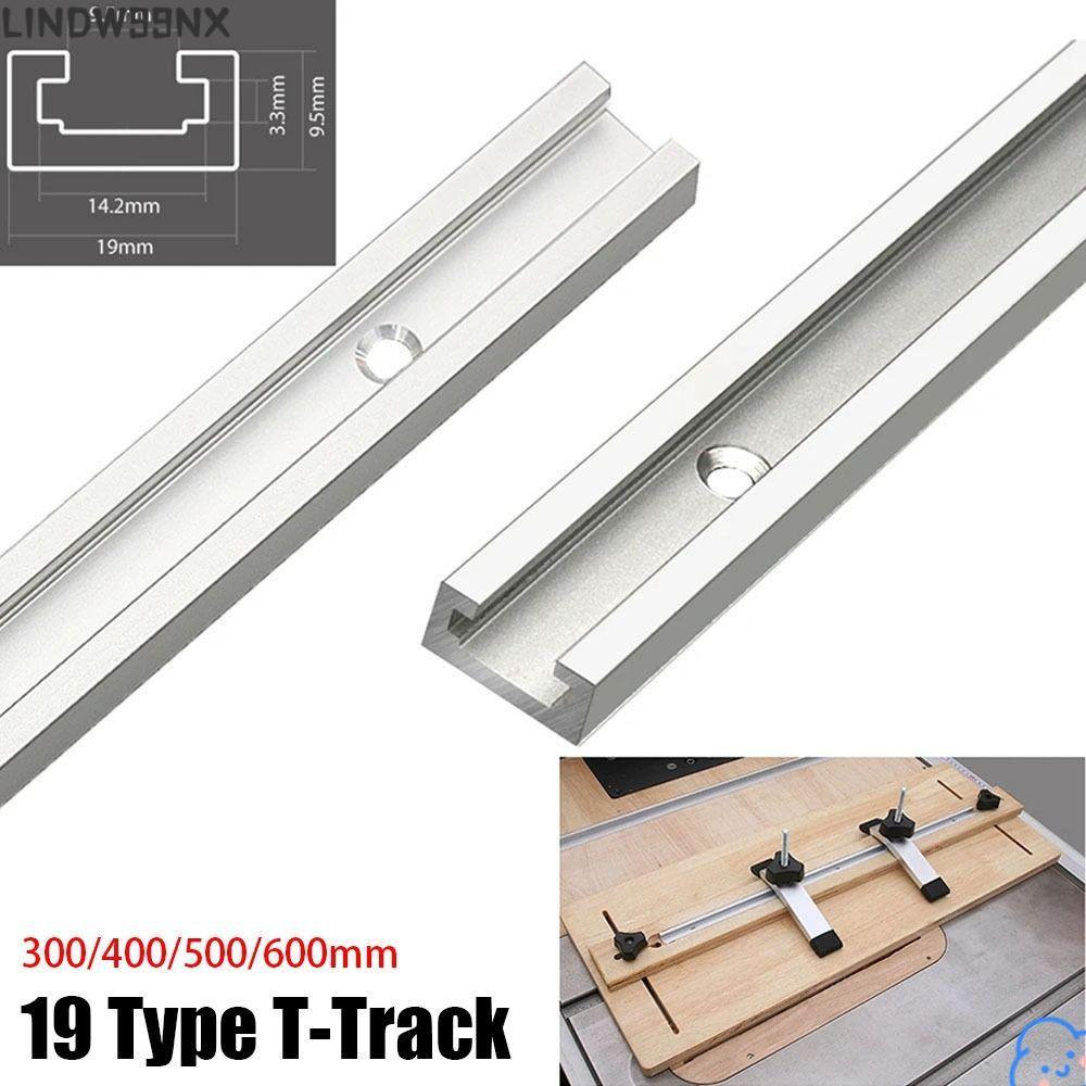 LINDW99NX 1 ชิ้น T-Slot Track, T Slider Fixture Slot สไลด์สไลด์ท่องเที่ยว Rail T-Track, 19 ประเภท 19