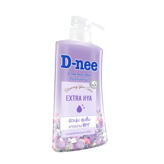 D-Nee ดีนี่ บอดี้ บาธ เอ็กซ์ตร้า ไฮยา 450 มล. ครีมอาบน้ำ ผิวนุ่ม ชุ่มชื้น อิ่มน้ำ