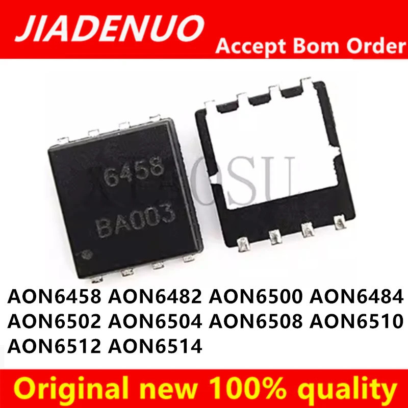 5PCS AON6458 AON6482 AON6484 AON6500 AON6502 AON6504 AON6508 AON6510 AON6512 AON6514 QFN-8 ชิปic