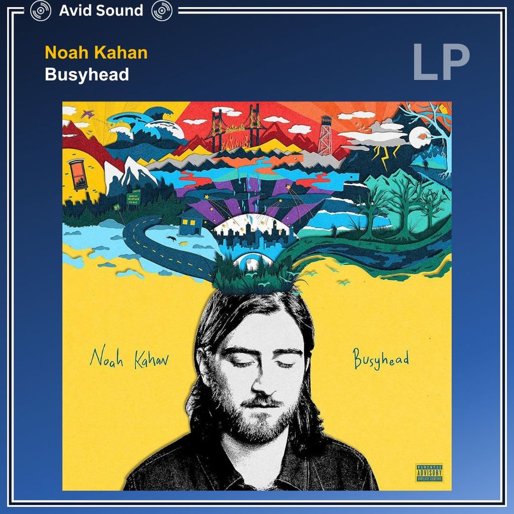 แผ่นเสียง Noah Kahan Busyhead ใหม่ ซีล Noah Kahan Vinyl LP