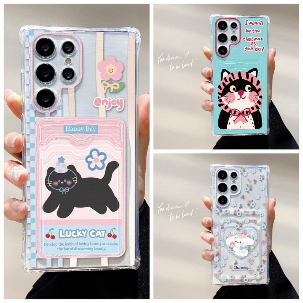 เคสใส่บัตร สำหรับ OPPO A5 Pro A18 A3 A3X A17 A17K A38 A60 A57 A79 A5 A9 2020 A15 A16 A54 A77 A58 A5S A74 4G A95 5G เคส