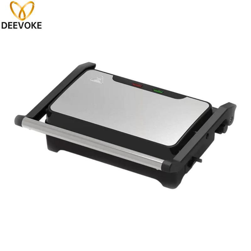 [cuticate11] Panini Press Grill Compact 750W Panini Maker เครื่องทําอาหารเช้าเครื่องอบขนมปังสําหรับแ