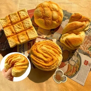 นม AromaTwisted Dough Bread Squeeze ของเล่น Squishy สมจริง Hand-torn ขนมปังช้า Rebound Fidget ของเล่นสําหรับผู้ใหญ่ความเครียดความวิตกกังวล