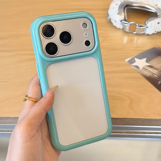 เคสโทรศัพท์กันชนเคลือบเงาสองชั้นระดับพรีเมียมพร้อมการป้องกันการตกกระแทกสําหรับ iPhone 11 12 13 14 15 16 17 Pro Max